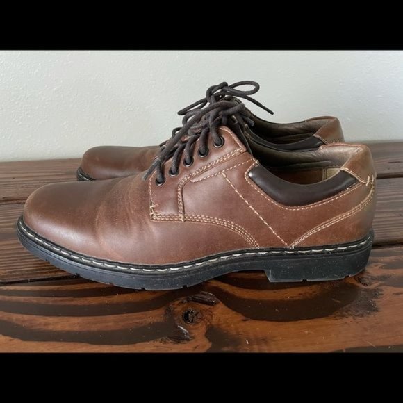 Dockers Men’s Brown Oxford Shoes, Size 8 - Picture 4 of 13